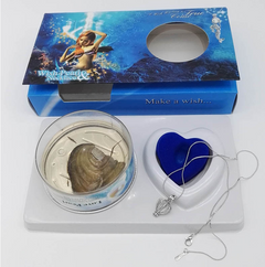 Freshwater Pearl Necklace Gift Box – Real Pearl Wish Necklace with Surprise Unboxing