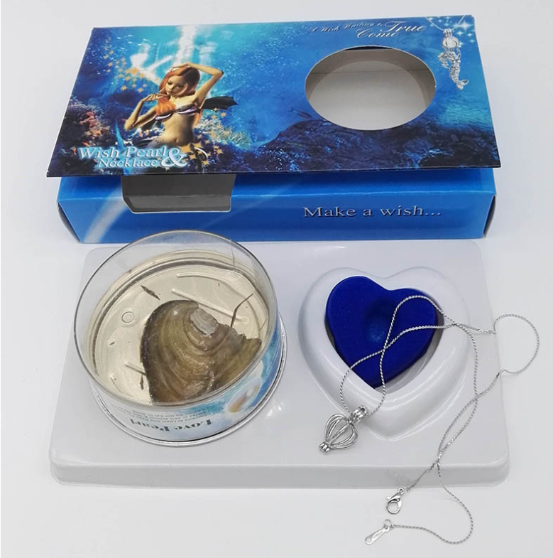 Freshwater Pearl Necklace Gift Box – Real Pearl Wish Necklace with Surprise Unboxing